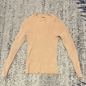 Ribbed Long Sleeve Sweater